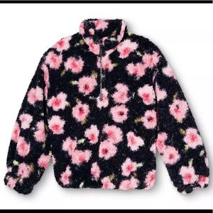 Sandy Liang Target Sherpa Fleece Pullover NWT